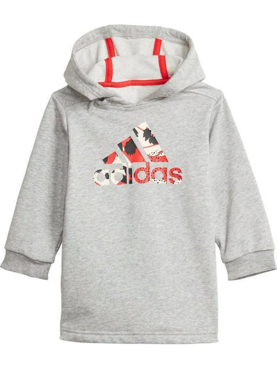 adidas Παιδικό Σετ με Κολάν Γκρι 2τμχ