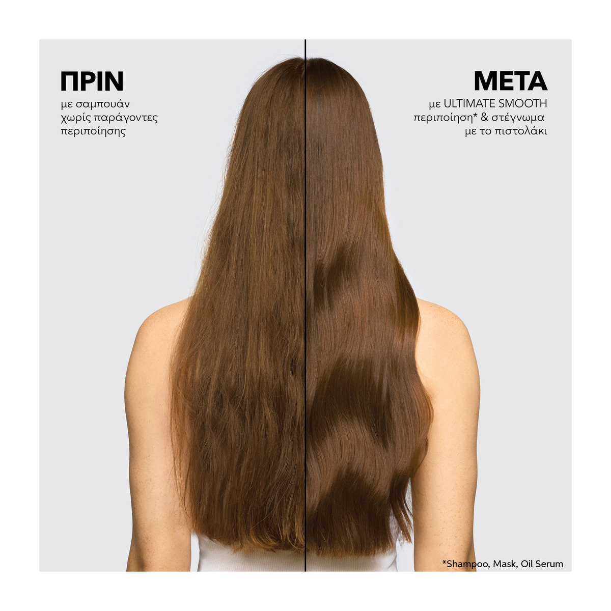Wella Ultimate Smooth Σαμπουάν Αναδόμησης/Θρέψης & Διατήρησης Χρώματος 250ml