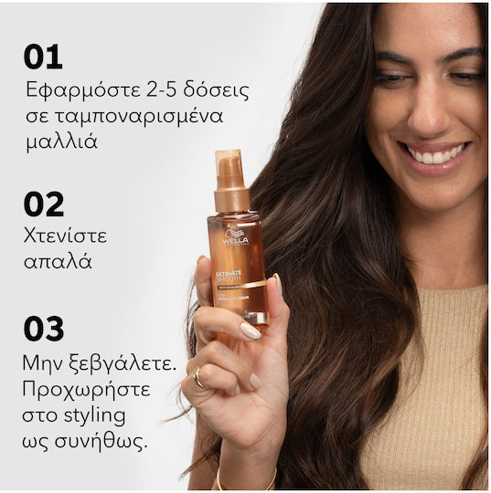 Wella Ultimate Smooth Leave In Серум за Коса за Възстановяване и Подхранване 100ml