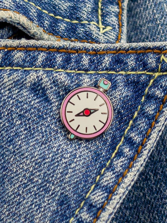Pinets Καρφίτσα από Ύφασμα Ροζ