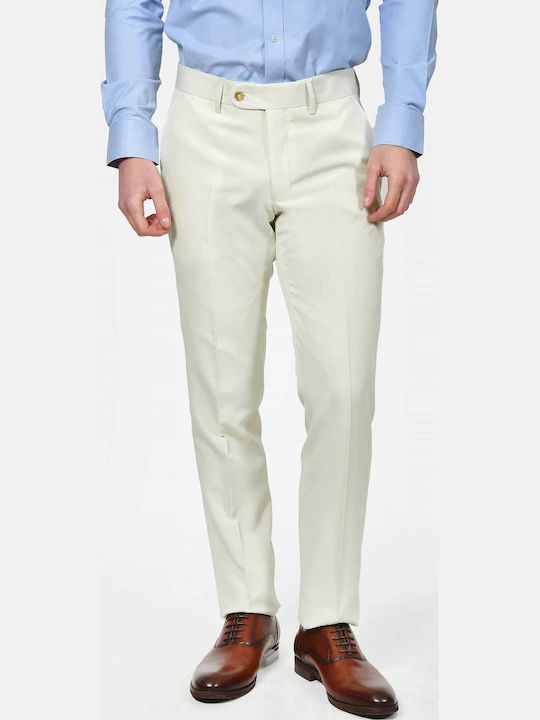 Men's Suit with Regular Fit Beige