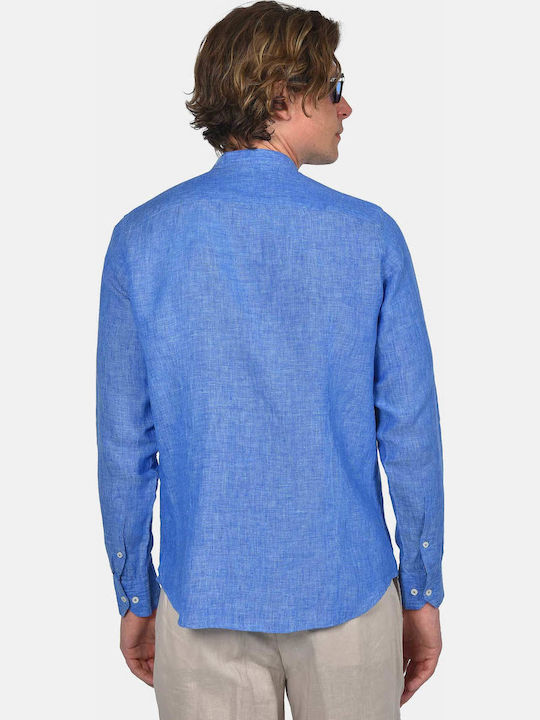 Long Sleeve Linen Shirt in Regular Fit Raph