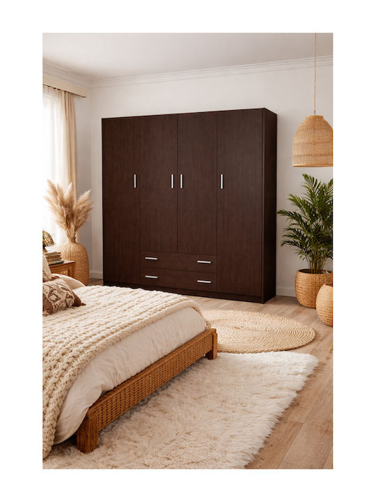 Dulap Patru uși Wenge 200x60x180cm