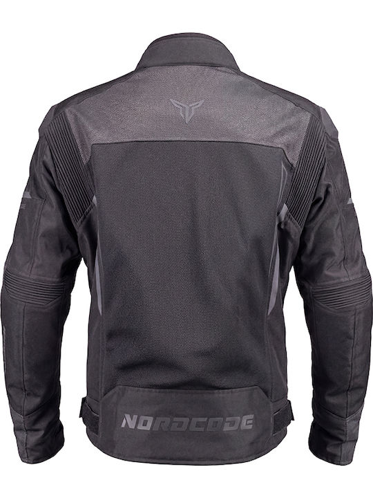 Nordcode Top Speed Air WP Oversize Men's Riding Jacket 4 Seasons Waterproof Black / Dark Grey
