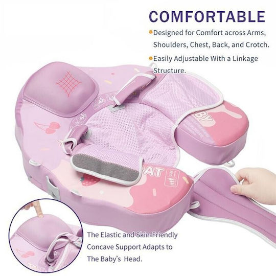 Mambobaby Плувни Помощници Swimtrainer със Сенник Розов