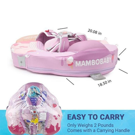 Mambobaby Плувни Помощници Swimtrainer със Сенник Розов