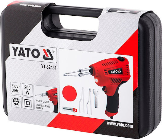 Yato YT-82451 Soldering Iron Electric 200W with Temperature Setting