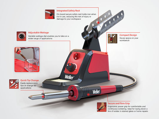 Weller WLSK8023C Σταθμός Κόλλησης Ρεύματος 80W με Ρύθμιση Θερμοκρασίας