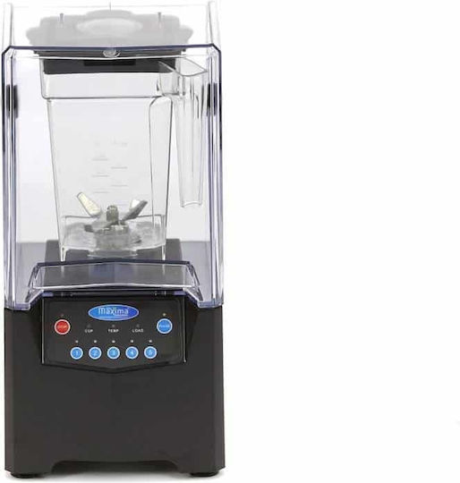 Maxima Holland Kitchen Master Ultimate Blender Comercial Profesional 0,8kW Negru cu Memorie Internă Cana 1,5lt 22x22x44,5cm