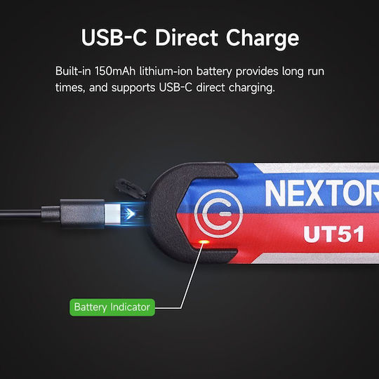 Nextorch Flashlight LED Red