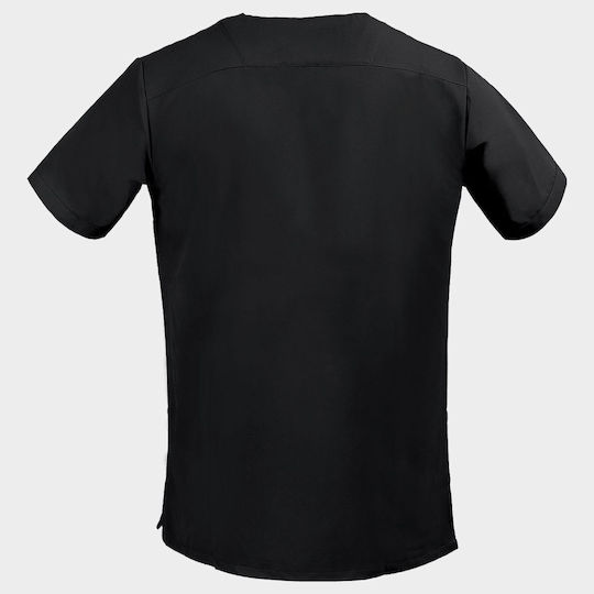 Beunique Bluză Medicală Unisex Neagră