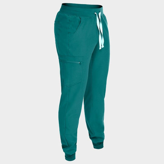 Beunique Unisex Medizinische Hosen Türkis