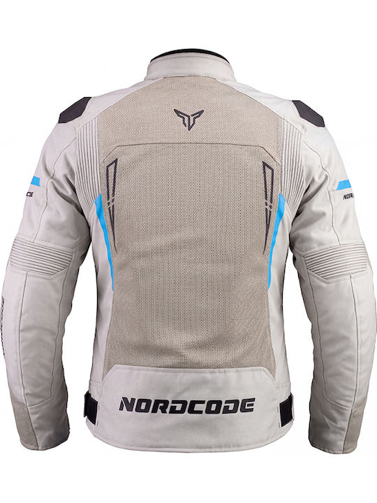 Nordcode Top Speed Air WP Damen Motorradhose 4 Jahreszeiten Wasserdicht Hellgrau