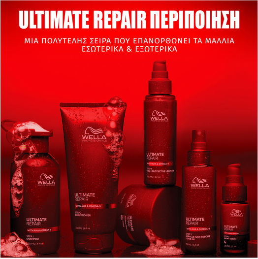 Wella Ultimate Repair Miracle Rescue Leave In Серум за Коса за Реконструкция 30ml