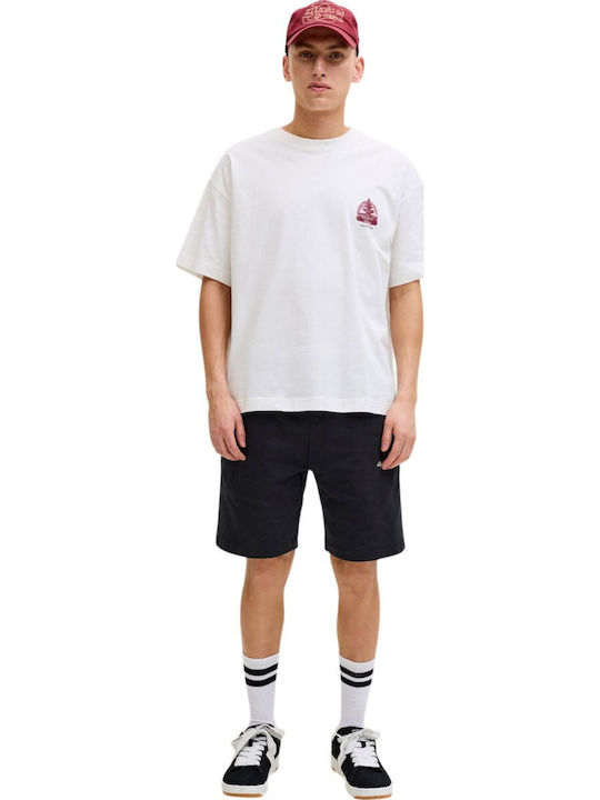 Jack & Jones Αθλητική Ανδρική Βερμούδα Black