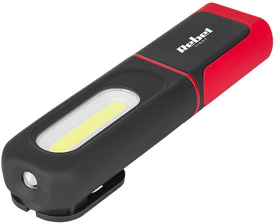 Rebel Arbeitslampe Wiederaufladbar LED IP33 mit einer Helligkeit von bis zu 80lm