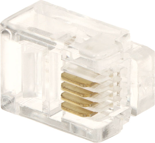 Πριζα Τηλεφωνου Rj11 Λευκη Mono Electric