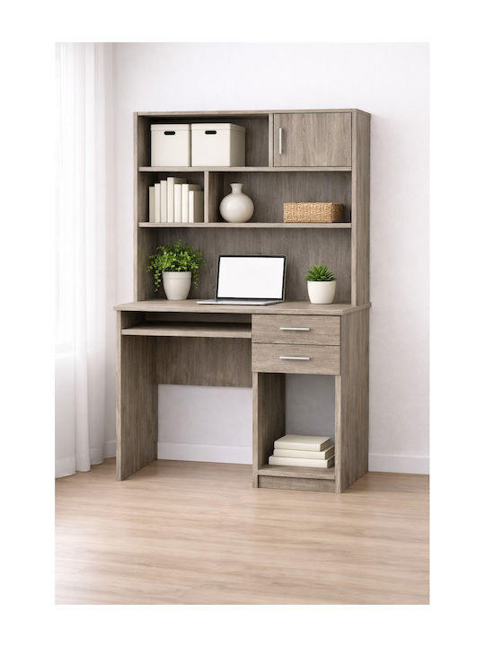 Birou pentru copii din Melamină Gri 100x55x80cm Birou pentru copii din Melamină Gri 100x55x80cm