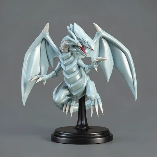 Άβαφη 3d Φιγούρα Blue Eye White Dragon Standalone Βάψιμο Diy Δώρο Χρώματα 30 Cm 1:6