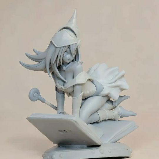 Небоядисана 3D Фигура Dark Magician Girl На Книга Готова За Печат Боядисване DIY Подарък Цветове 20 См 1:8