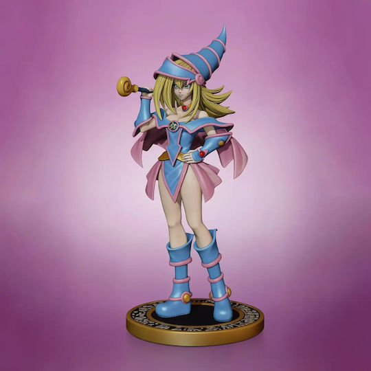 Небоядисана 3D Фигура Dark Magician Girl В Стойка 215мм Боядисване DIY Подарък Цветове 15,2 См 1:12