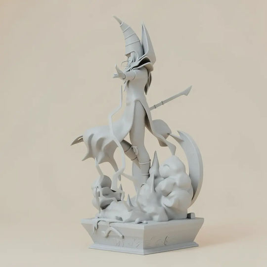 Небоядисана 3D Фигура Dark Magician Cloud Base 3D Боядисване DIY Подарък Цветове 30 см 1:6