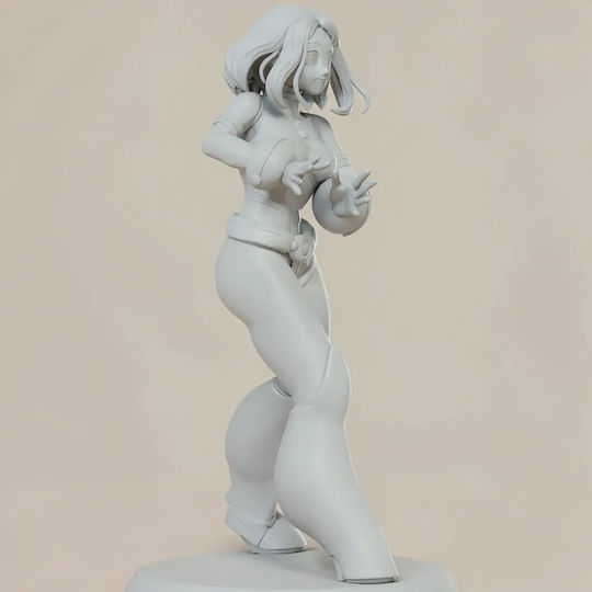 Άβαφη 3d Sammelbare Figur Ochako Uraraka Stand Alone Digitale Skulptur Βάψιμο Diy Δώρο Χρώματα 20 Cm 1:8