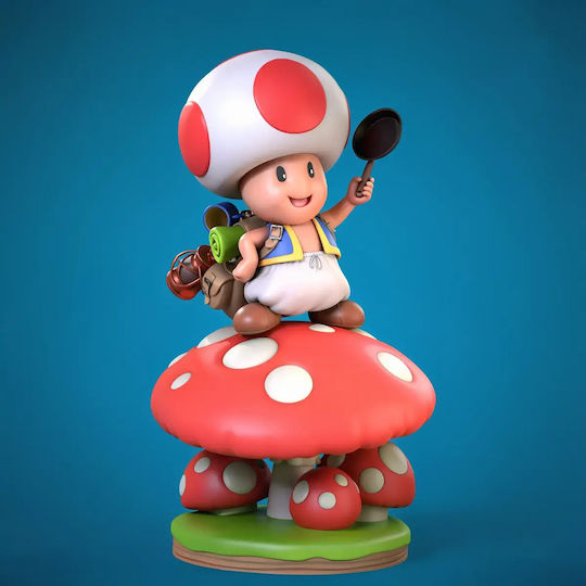 Άβαφη 3d Φιγούρα Captain Toad Super Mario Βάψιμο Diy Δώρο Χρώματα 15,2 Cm 1:12