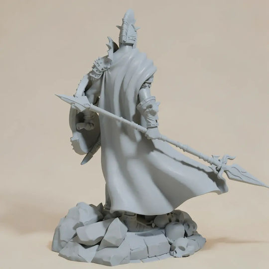 Άβαφη 3d Φιγούρα Ares God War Fanart Ready To Βάψιμο Diy Δώρο Χρώματα 20 Cm 1:8