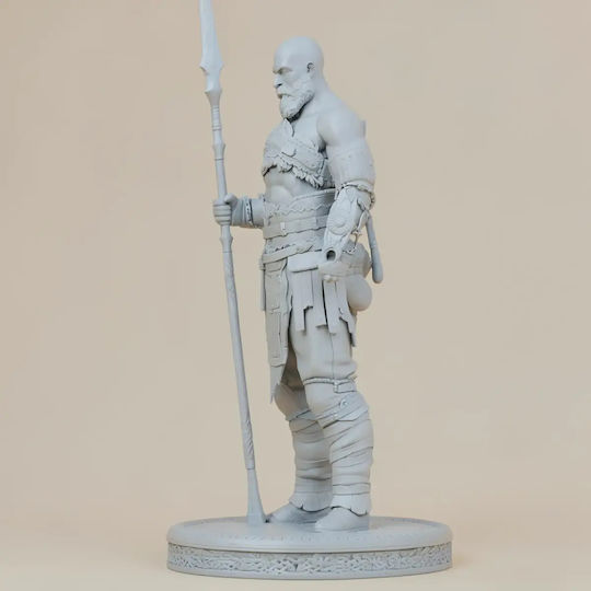 Άβαφη 3D Фигура Kratos Богът на войната 313 мм Боядисване DIY Подарък Цветове 30 см 1:6