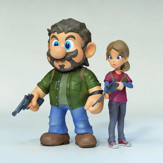 Figurină 3D Nevopsită Ultimul Dintre Noi Versiunea Super Mario Vopsire Diy Cadou Culori 15,2 Cm 1:12