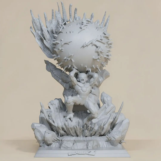 Unpainted 3D Figure Frieza Death Ball From Dragon Ball Painting Diy Gift Colors 15.2 Cm 1:12