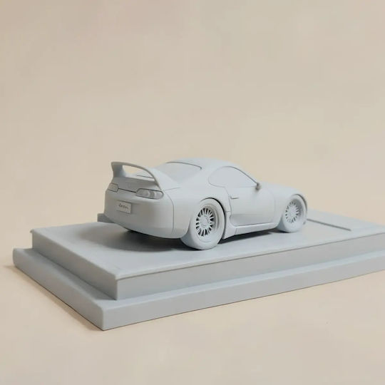 Unpainted 3D Figure Model Kit Car Toyota Supra Mk4 Painting Diy Gift Colors 15.2 Cm 1:12