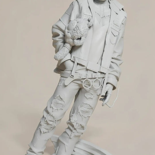 Άβαφη 3d Φιγούρα Dabi My Hero Academia Bear Βάψιμο Diy Δώρο Χρώματα 30 Cm 1:6