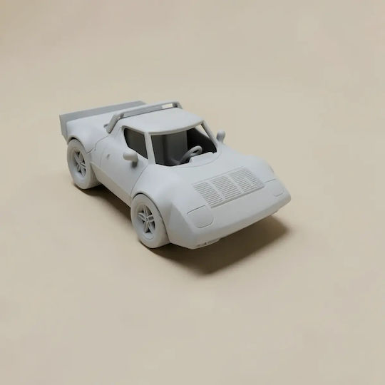 Unbemalte 3d Figur Modellbausatz Car Lancia Stratos Safari Pack Bemalen Diy Geschenk Farben 15,2 Cm 1:12