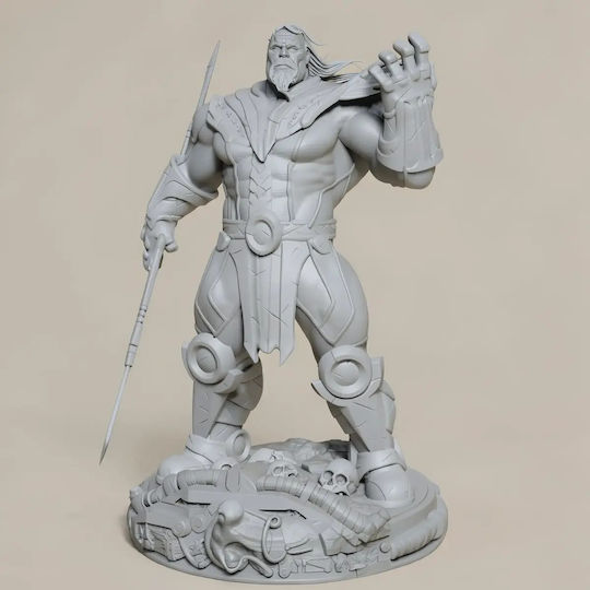 Небоядисана 3D Фигура Old Thanos Standing 3D Печатна Фигурка Боядисване DIY Подарък Цветове 30 См 1:6