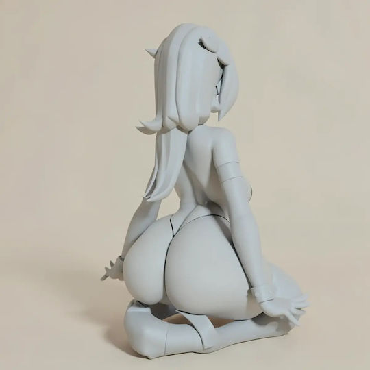 Unpainted 3D Figure Goth Rosalina Super Mario Pin Up Painting DIY Gift Colors 15.2 Cm 1:12