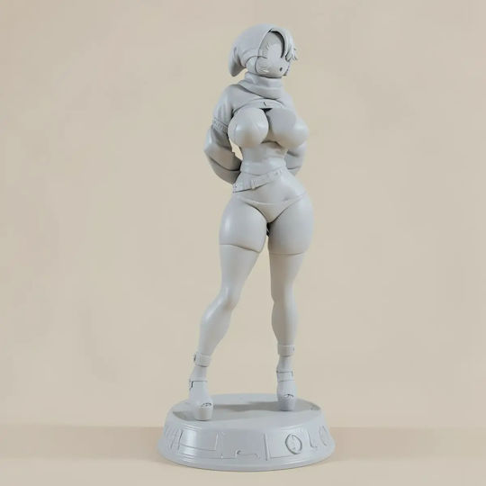 Unpainted 3D Figure Shygal Thicc 3D Printing Model Super Mario Painting DIY Gift Colors 20 Cm 1:8