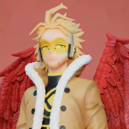 Unbemalte 3D Figur Hawks Stehend Mein Held Academia Bemalbar Diy Geschenk Farben 15,2 Cm 1:12
