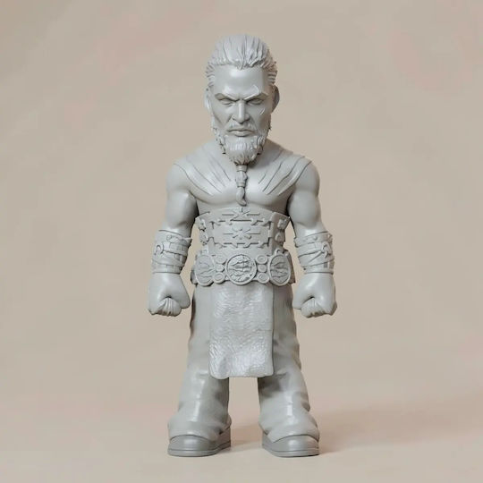 Небоядисана 3D Фигура Игра на Тронове Khal Drogo Chibi 3D Печатна Фигурка Боядисване DIY Подарък Цветове 20 см 1:8