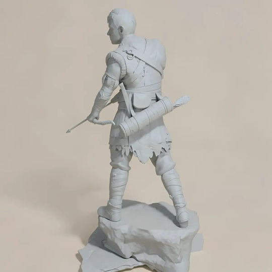 Небоядисана 3D Фигура Atreus Богът На Войната Боядисване DIY Подарък Цветове 20 См 1:8
