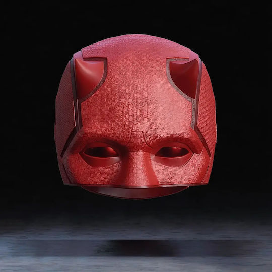 Άβαφη 3d Φιγούρα Cosplay Daredevil Born Again Helmet Βάψιμο Diy Δώρο Χρώματα 20 Cm 1:8