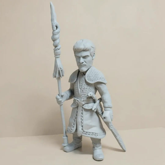 Unpainted 3D Figure Game of Thrones Oberyn Martell Chibi 3D Printing Figurine Painting DIY Gift Colors 30 Cm 1:6