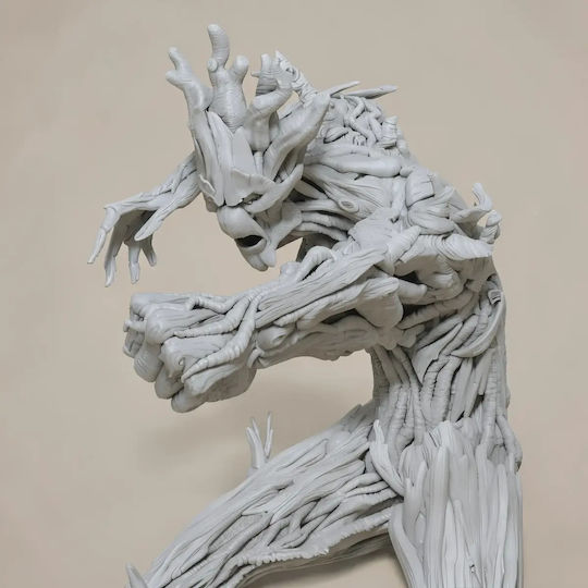 Άβαφη 3d Φιγούρα Groot Comic Version Digital Βάψιμο Diy Δώρο Χρώματα 30 Cm 1:6