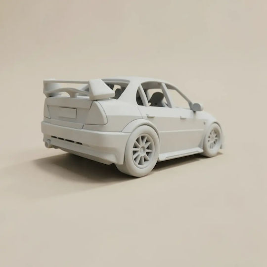 iLovePrints Sammelbare Figuren 3D Figur Modell Kit Car Lancer Evolution Vi Bemalung Diy Geschenk Farben 20 Cm 1:8