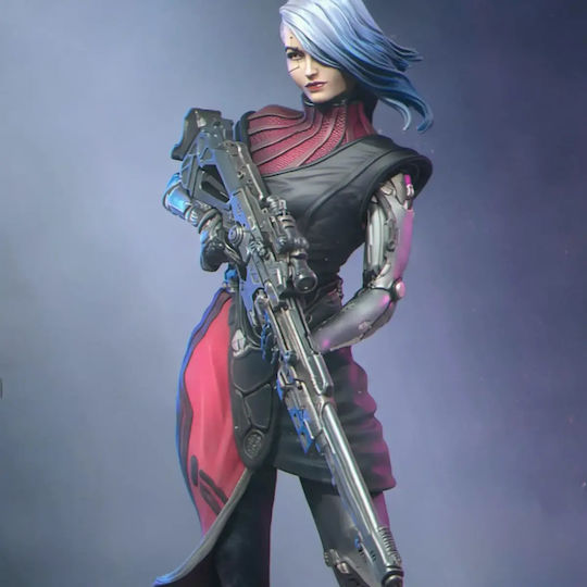 Άβαφη 3d Sammelbare Figur Aryn Sniper Assassin Stand Basis Diy Geschenk Farben 15,2 Cm 1:12