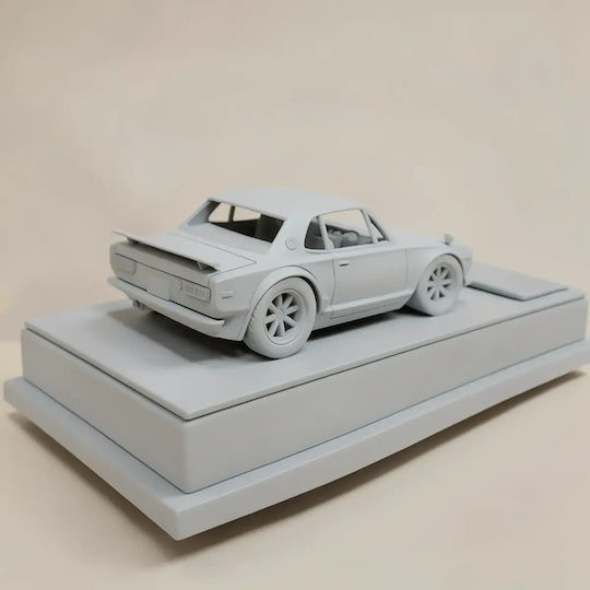 Abgebe 3d Figur Modellbausatz Car Nissan Skyline 2000 Gtr Bemalung Diy Geschenk Farben 15,2 Cm 1:12