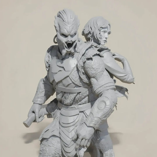 Unbemalte 3d Figur Predator Badland 220mm Bemalung Diy Geschenk Farben 15,2 Cm 1:12