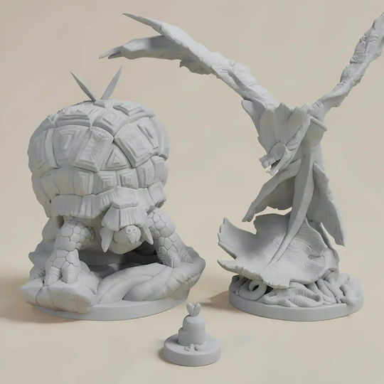 Sammlbare Figur Kaiju Pokemon Flapple Appletun Hydrapple Bemalt Diy Geschenk Farben 15,2 Cm 1:12