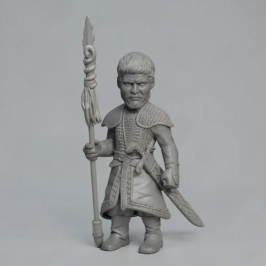 Unpainted 3D Figure Game Thrones Oberyn Martell Chibi 3D Printing Figurine Painting DIY Gift Colors 15.2 Cm 1:12